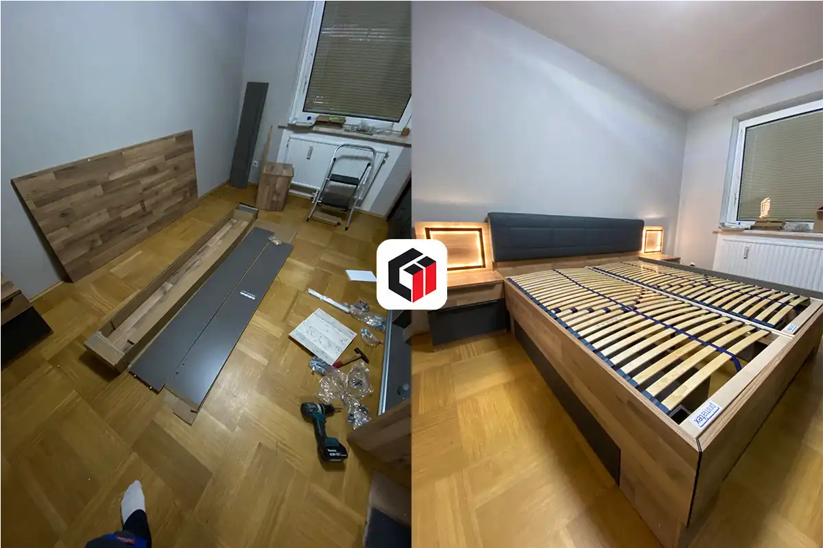 Doppelbett Montage Wien - Professioneller Aufbau